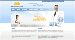Desktop Screenshot of ckdak.pl